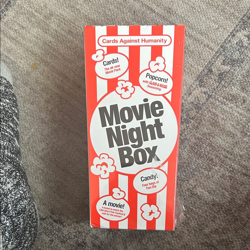 Cards Against Humanity Movie Night Box - Red and White